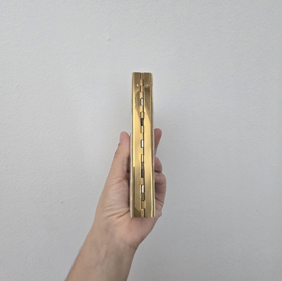 Vintage 1950s Evening Bag Mother of Pearl Minaudiere Art Deco Small Formal Clutc - Picture 5 of 16